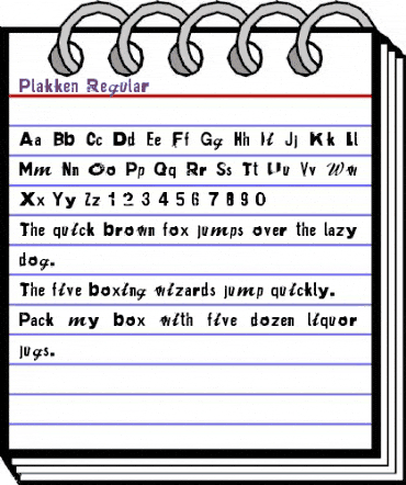 Plakken Regular animated font preview Plakken Regular animated font preview