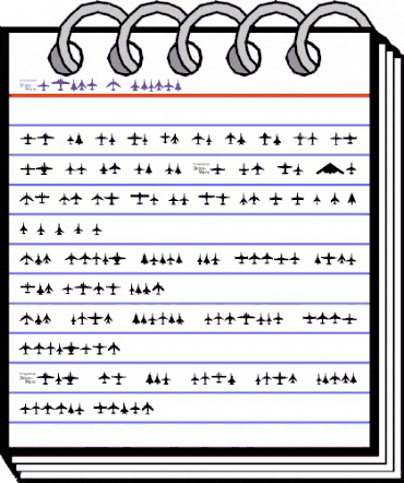 PlanesTModern Regular animated font preview