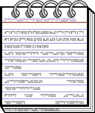 Pliskin Snake-Eyes animated font preview