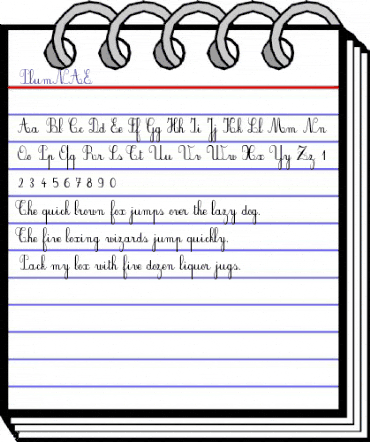 PlumNAE Regular animated font preview