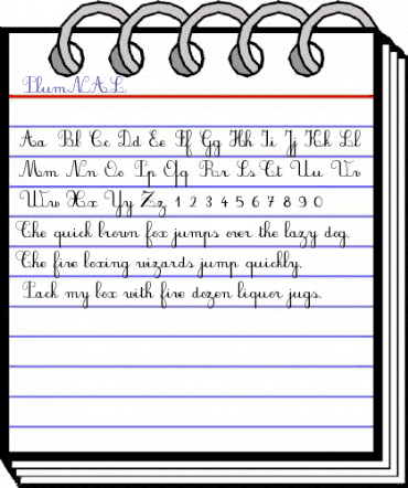 PlumNAL Regular animated font preview PlumNAL Regular animated font preview