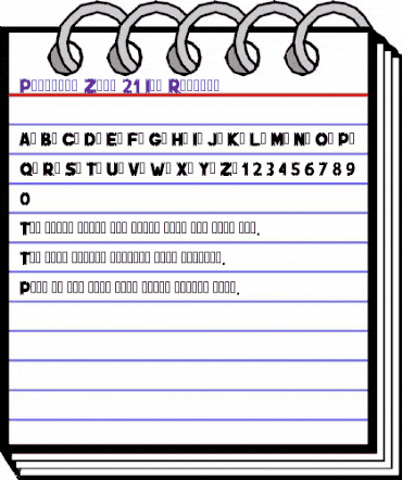 Pointink Zona 21 Ice Regular animated font preview