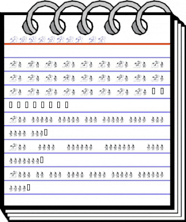 POLARFRI_KG Regular animated font preview