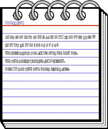 POLLUX9301 Regular animated font preview POLLUX9301 Regular animated font preview