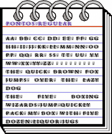 Pontos Regular animated font preview Pontos Regular animated font preview