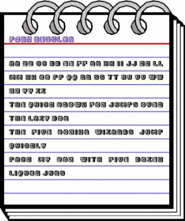 Pork Regular animated font preview