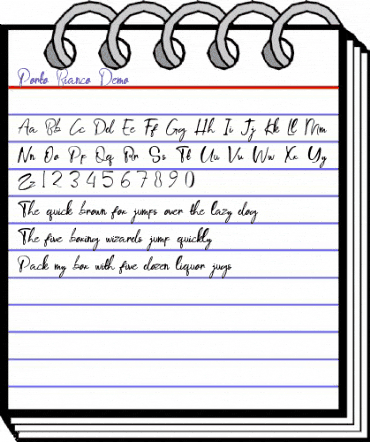 Porto Bianco Demo Regular animated font preview