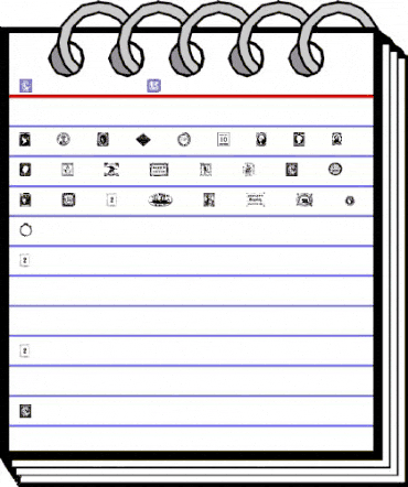 Postage Stamps Regular animated font preview Postage Stamps Regular animated font preview