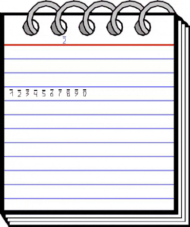 PostIndexHand2 Bold animated font preview