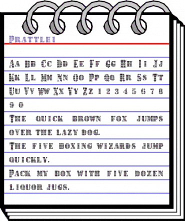 Prattle1 Regular animated font preview