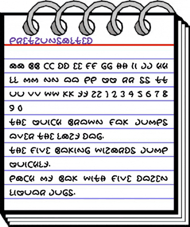 PretzUnsalted Regular animated font preview