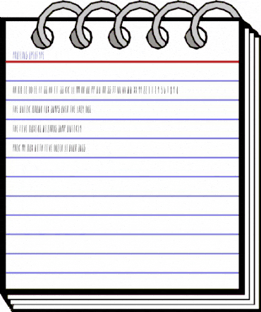 PROCERUS Regular animated font preview