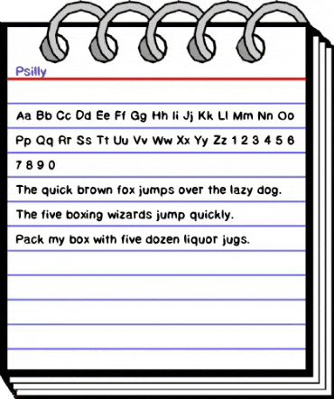Psilly Regular animated font preview Psilly Regular animated font preview