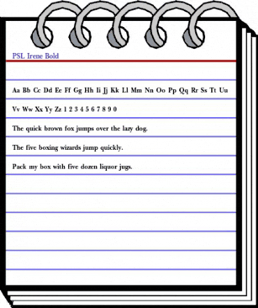 PSL-Irene Bold animated font preview PSL-Irene Bold animated font preview