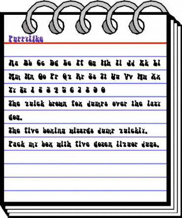 PUPPYLIKE Regular animated font preview