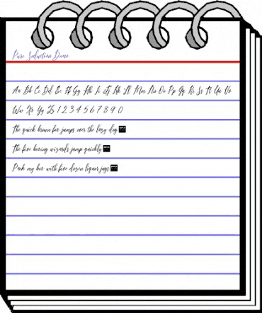 Pure Seduction - Demo Regular animated font preview Pure Seduction - Demo Regular animated font preview