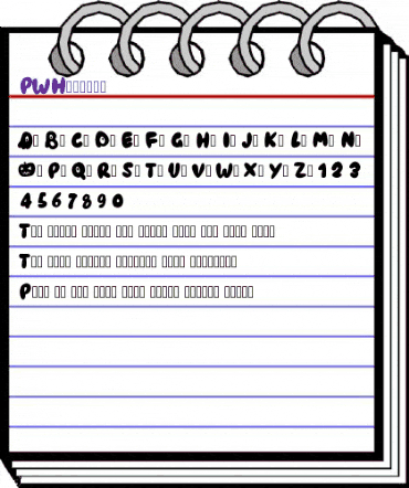 PWHaunted Medium animated font preview