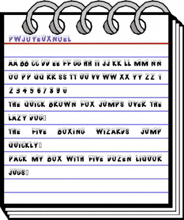 PWJoyeuxNoel Medium animated font preview PWJoyeuxNoel Medium animated font preview