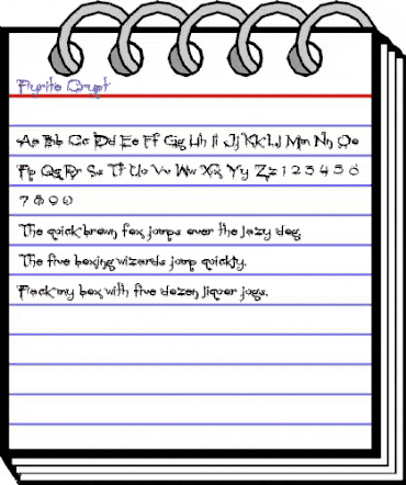 Pyrite Crypt Regular animated font preview