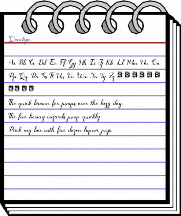 Qonitya Regular animated font preview