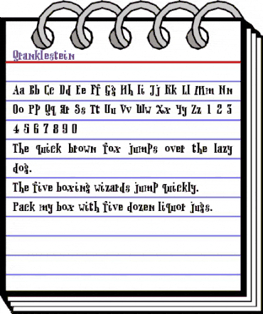 Witches Revenge Regular animated font preview