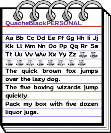 Quache Black animated font preview Quache Black animated font preview