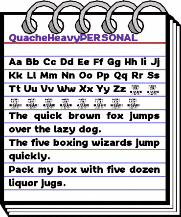 Quache Heavy animated font preview Quache Heavy animated font preview