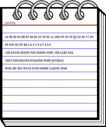 Quad Regular animated font preview