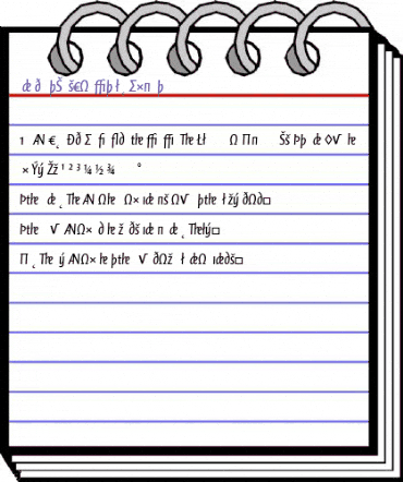 QuadraatSansCon Italic animated font preview QuadraatSansCon Italic animated font preview