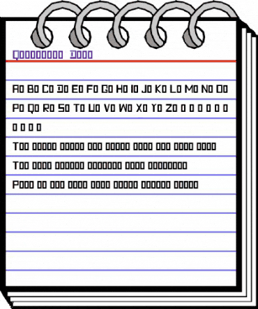 Quadratic - Demo Regular animated font preview
