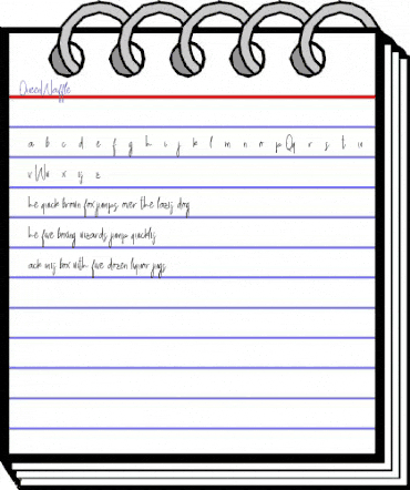 Queen Waffle DEMO Regular animated font preview