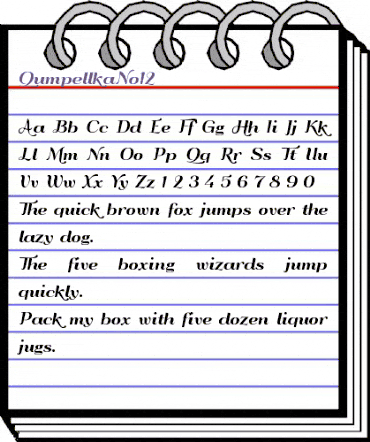 QumpellkaNo12 Regular animated font preview