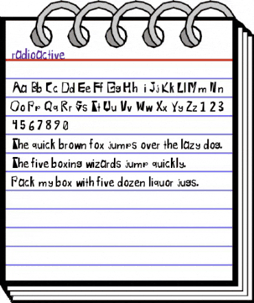 NewWGL4Font Regular animated font preview