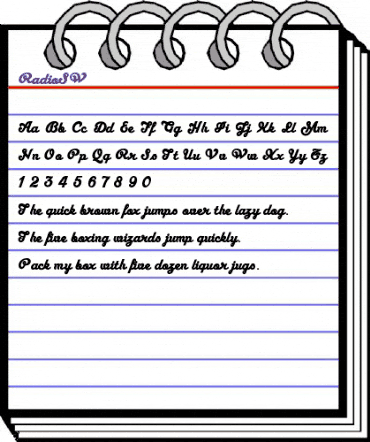 Radio Regular animated font preview Radio Regular animated font preview