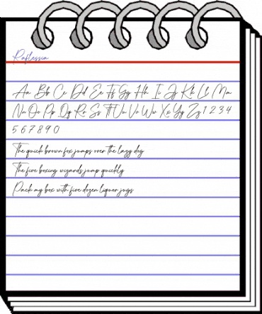 Raflessia Regular animated font preview Raflessia Regular animated font preview