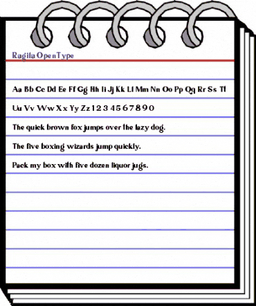 Ragila Regular animated font preview Ragila Regular animated font preview