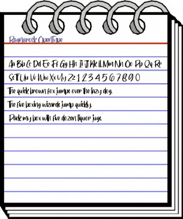 Ragnarock Regular animated font preview Ragnarock Regular animated font preview