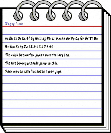 Ragsy Clean Regular animated font preview Ragsy Clean Regular animated font preview