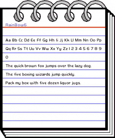 RainBow6 Regular animated font preview RainBow6 Regular animated font preview