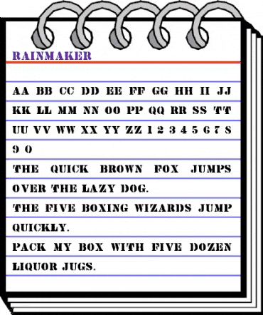 Rainmaker Regular animated font preview Rainmaker Regular animated font preview