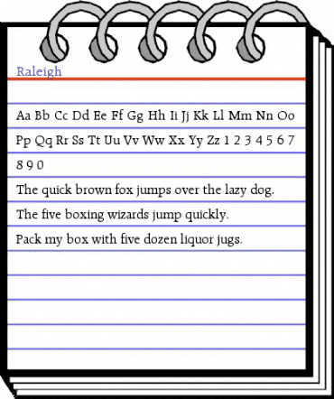 Raleigh Roman animated font preview Raleigh Roman animated font preview