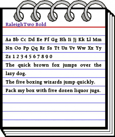 RaleighTwo Bold animated font preview RaleighTwo Bold animated font preview