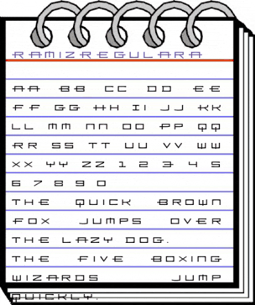 RamizRegularA Regular animated font preview RamizRegularA Regular animated font preview