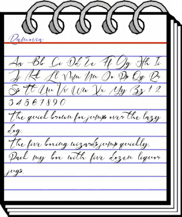 Ramovia Regular animated font preview Ramovia Regular animated font preview