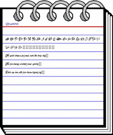 Ramphobias Regular animated font preview