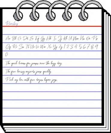 Ramstay Regular animated font preview Ramstay Regular animated font preview