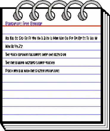 Randirops Free Regular animated font preview