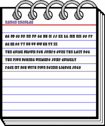 Range Regular animated font preview Range Regular animated font preview