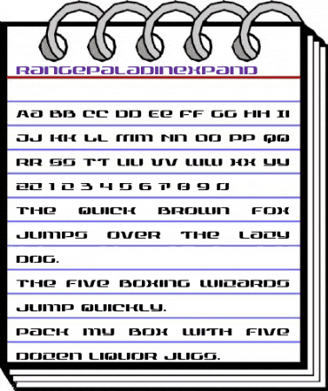 Range Paladin Expanded Expanded animated font preview Range Paladin Expanded Expanded animated font preview