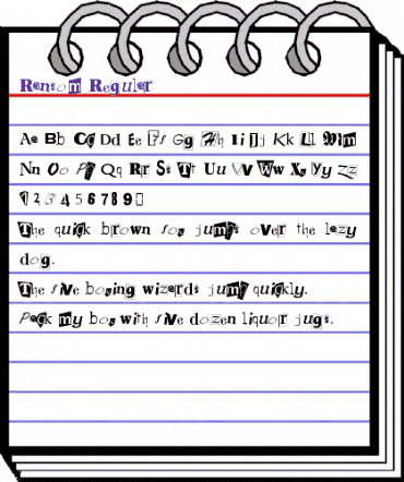 Ransom Regular animated font preview